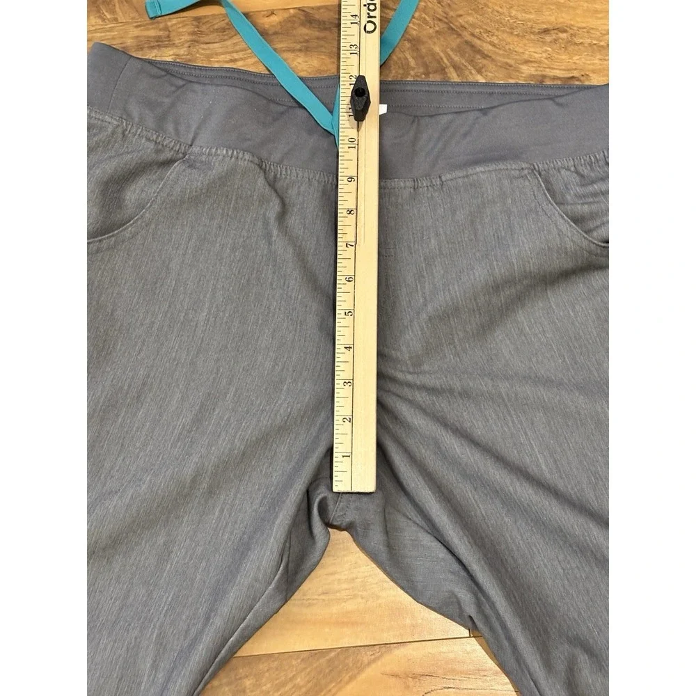 Figs‎ Womens L Kade Cargo Scrub Pants Gray Stretch Technical Collection Medical